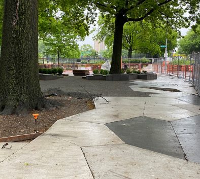 Reconstruction of Morrison Ave Plaza, Bronx