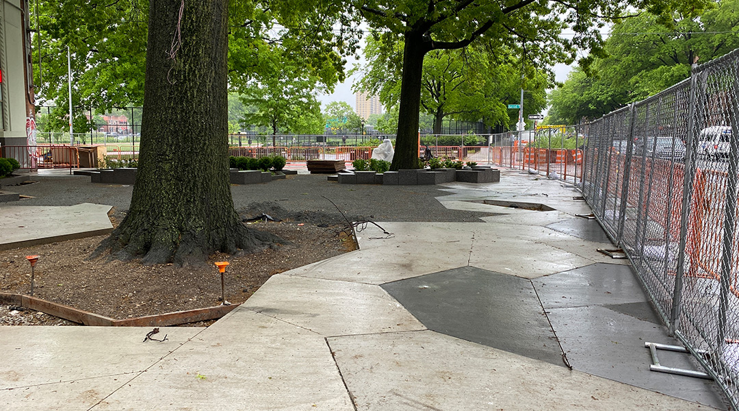 Reconstruction of Morrison Ave Plaza, Bronx
